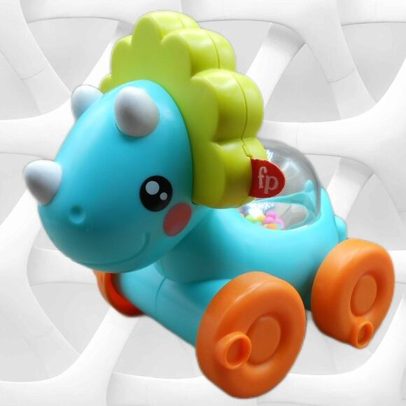 Fisher Price Triceratops Engine from Paradise Pals Dino Choo Choo Trio GXX15 - Picture 1 of 8